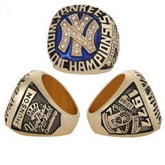 1977 New York Baseball Championship Ring Replica – Thurman Munson Fan Collectible Gift
