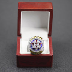 2022 Houston Baseball Championship Ring Replica – Fan Collectible Gift with Wooden Box