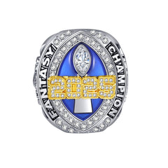 2025 Fantasy Football Championship Ring – Commemorative Gift for Football Fans