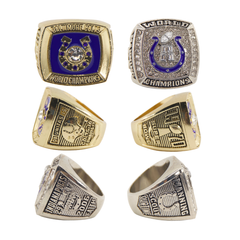 Indianapolis Football Championship Ring Set – Limited Edition Fan Collectible with Wood Gift Box