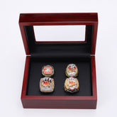 Kansas City Football Championship Rings Set – Limited Edition Collector's Replica (1969–2023)