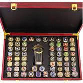 Baseball Championship Rings Set (1961-2025) – 64 Rings + Trophy