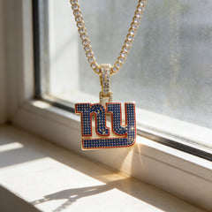 New York City Emblem Pendant Necklace – Fan Gift Jewelry for Game Day & Holidays