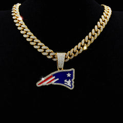 New England Emblem Pendant Necklace - Exclusive Gifts for New England