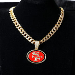 San Francisco Emblem Pendant Necklace – Hip Hop Gift for Fans
