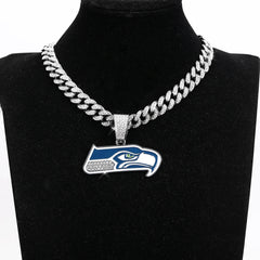 Seattle Emblem Pendant Necklace – Sparkling Gift for Seattle Lovers
