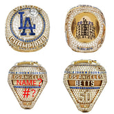 Personalized 2025 Los Angeles Baseball Championship Ring – Custom Name & Number - Ring Ceremony Edition