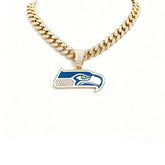 Seattle Emblem Pendant Necklace – Sparkling Gift for Seattle Lovers