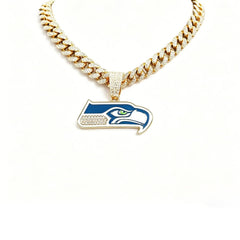 Seattle Emblem Pendant Necklace – Sparkling Gift for Seattle Lovers