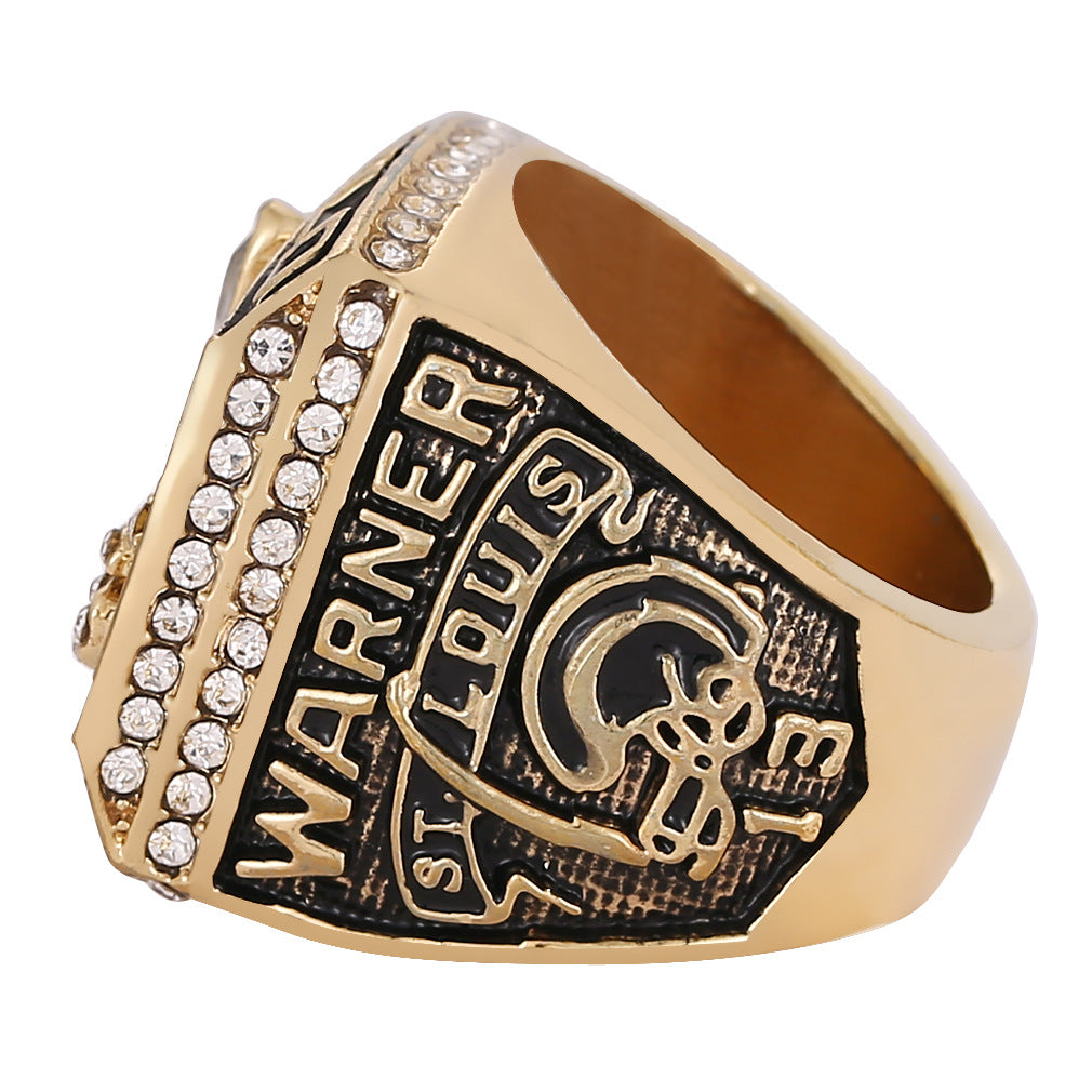 1999 St. Louis Los Angeles Football Championship XXXIV Ring – Rare Collectible Fan Memorabilia