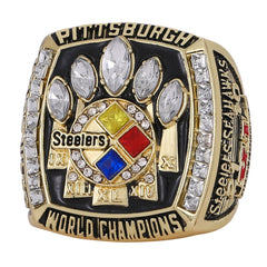 2005 Pittsburgh Football Championship XL Ring - Limited Edition Collectible Ring for Fans