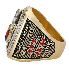 2005 Pittsburgh Football Championship XL Ring - Limited Edition Collectible Ring for Fans