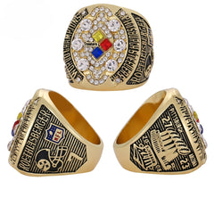 2008 Pittsburgh Football Championship XLIII Ring – Rare Collectible Fan Keepsake