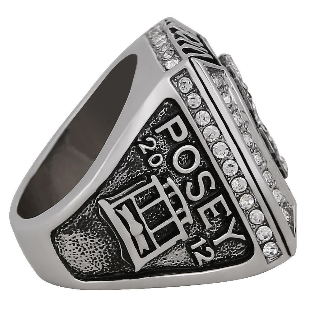 2012 San Francisco New York Baseball Championship Ring Replica – Fan Collectible Gift with Wooden Display Box