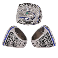 2013 Seattle Football Championship XLVIII Ring Replica - Perfect Fan Gift & Memorabilia