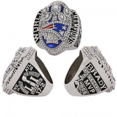 2016 New England Football Championship LI Ring – Limited Edition Collectible Fan Memorabilia