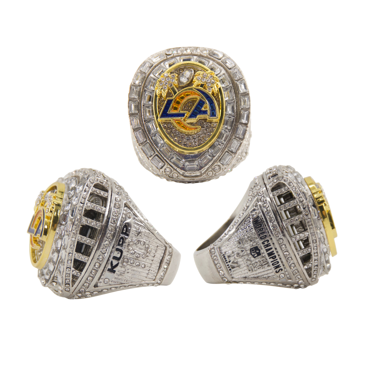2021 Los Angeles Football Championship LVI Ring – McVay, Stafford, Ramsey, Kupp & Donald Collectible