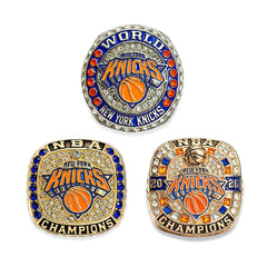 2026 New York Basketball Championship Ring Set – 3PCS Fan Collectible Rings