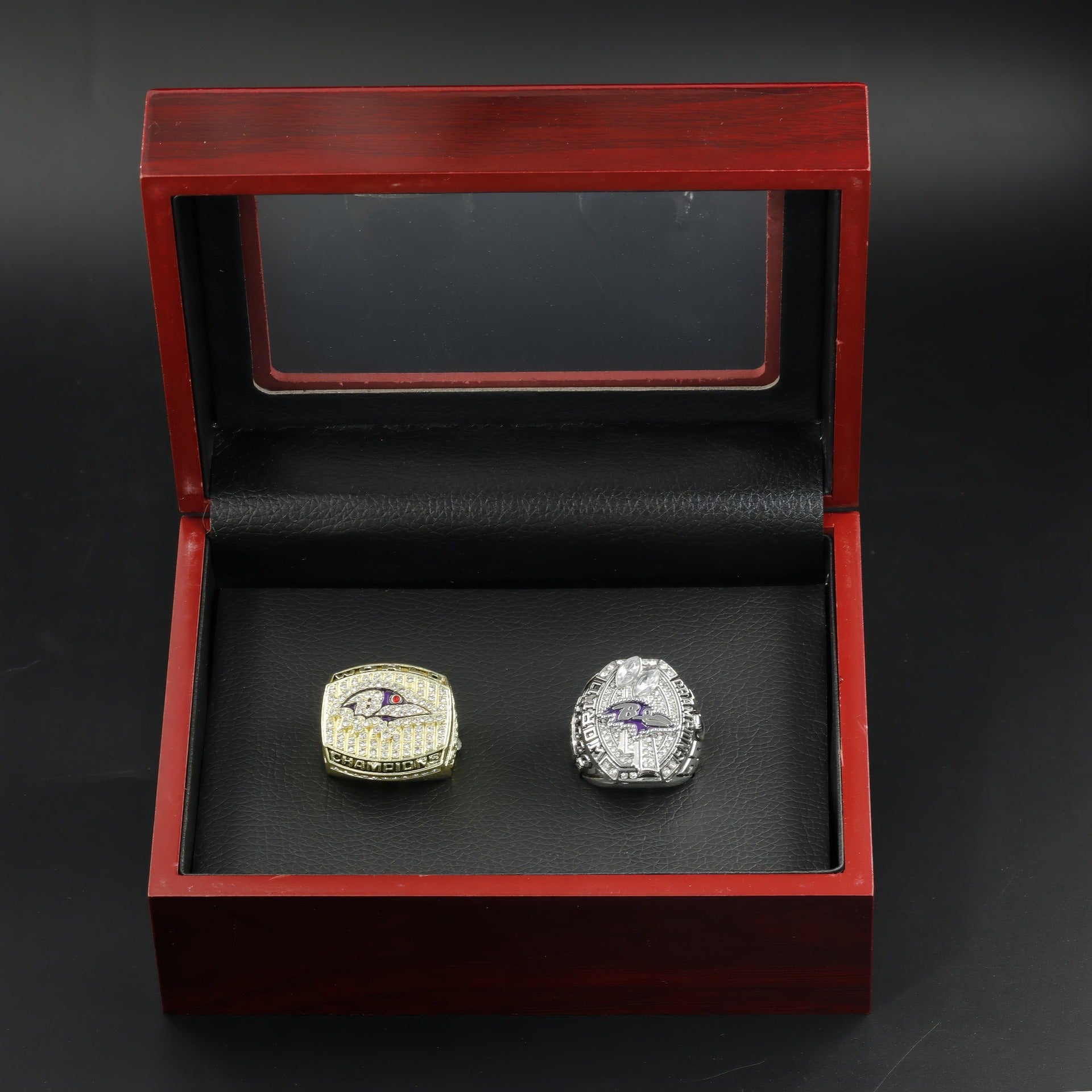 Baltimore Football Championship Ring Set – 2000 & 2012 Collectible