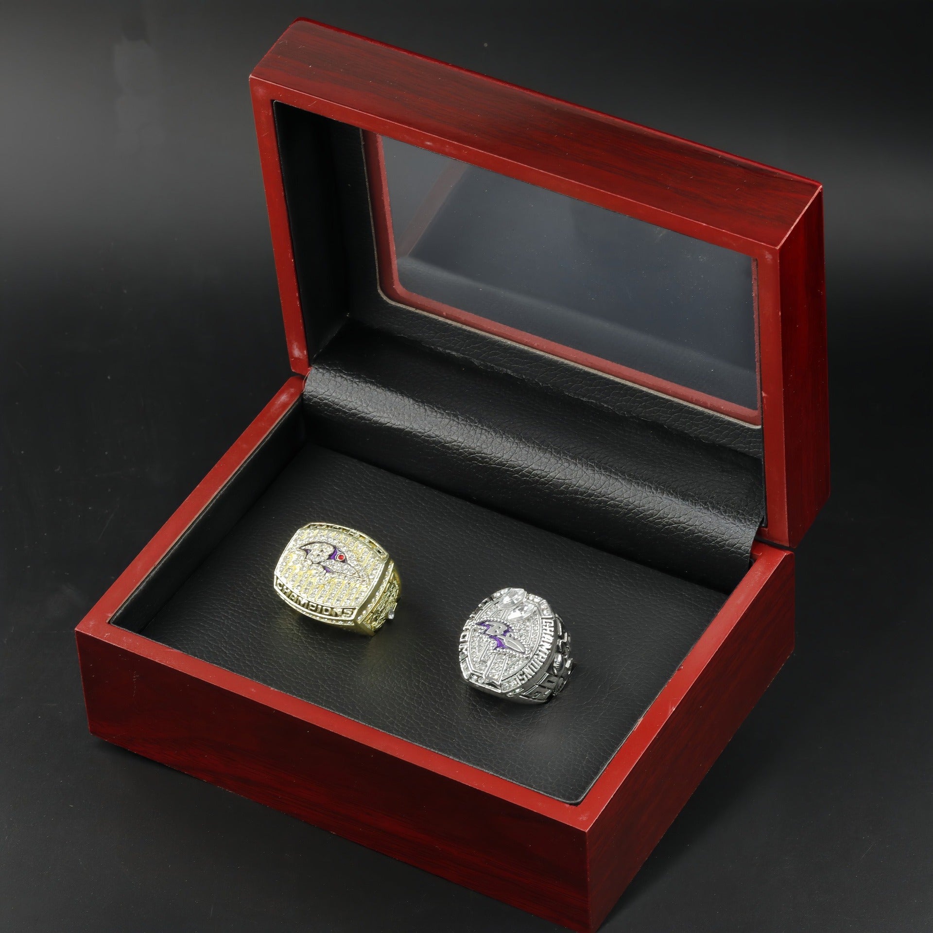 Baltimore Football Championship Ring Set – 2000 & 2012 Collectible