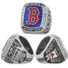 2018 Boston Baseball Championship Ring Replica – Fan Exclusive Memorial Collectible Gift with Wooden Box