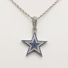 Dallas Star Pendant Necklace – Fan Gift for Game Day & Holiday Celebrations