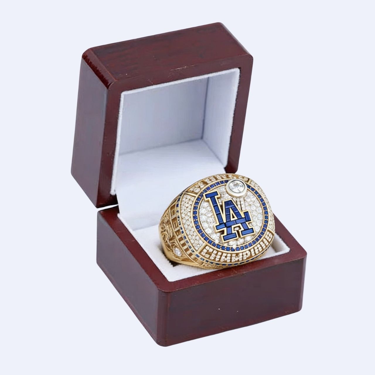 Personalized 2025 Los Angeles Baseball Championship Ring – Custom Name & Number - Ring Ceremony Edition