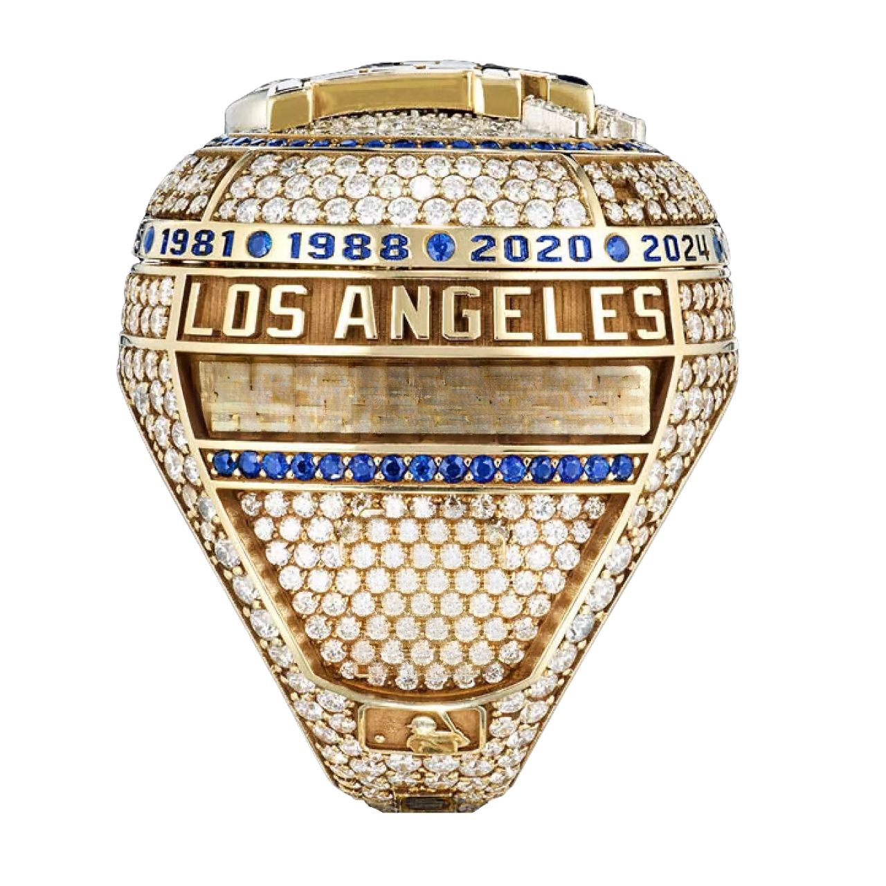 Personalized 2025 Los Angeles Baseball Championship Ring – Custom Name & Number - Ring Ceremony Edition