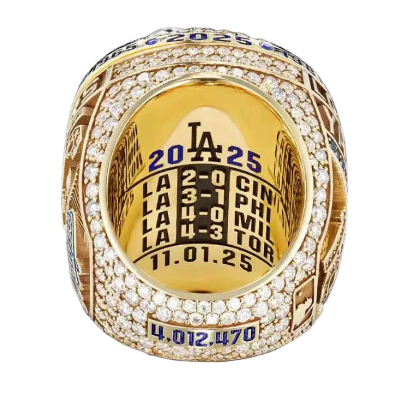 2025 Los Angeles Baseball Championship Ring – Ring Ceremony Edition - Pre-Order