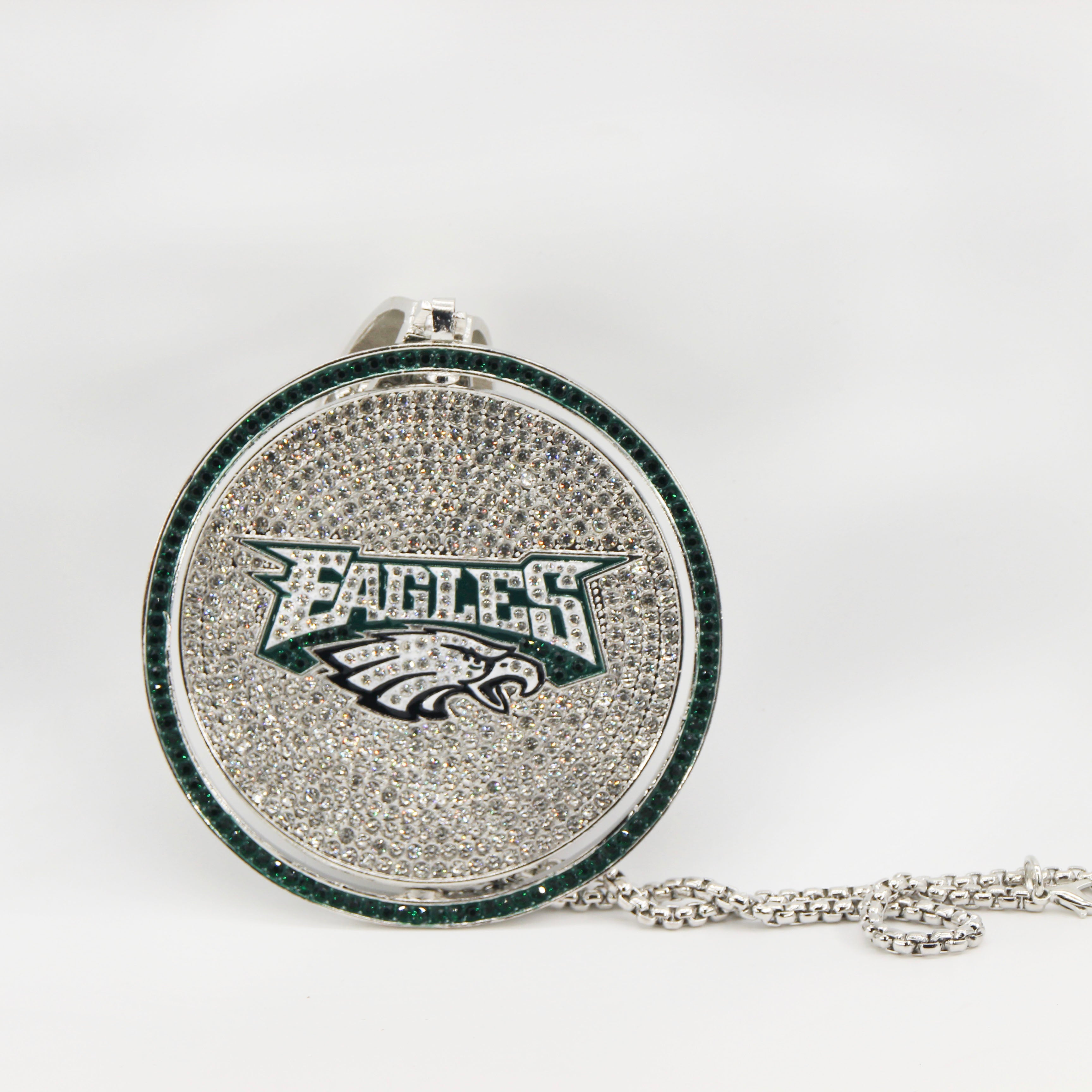 Philadelphia Medallion 8 Inches Rotating Pendant with Chain