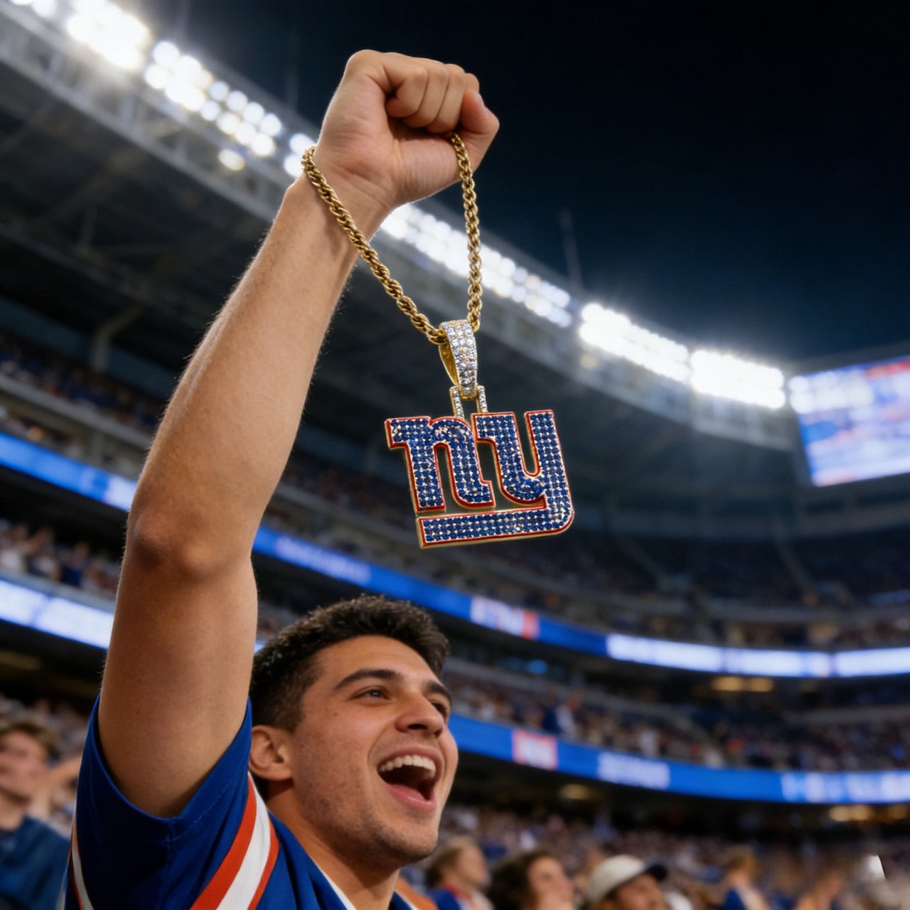 New York City Emblem Pendant Necklace – Fan Gift Jewelry for Game Day & Holidays