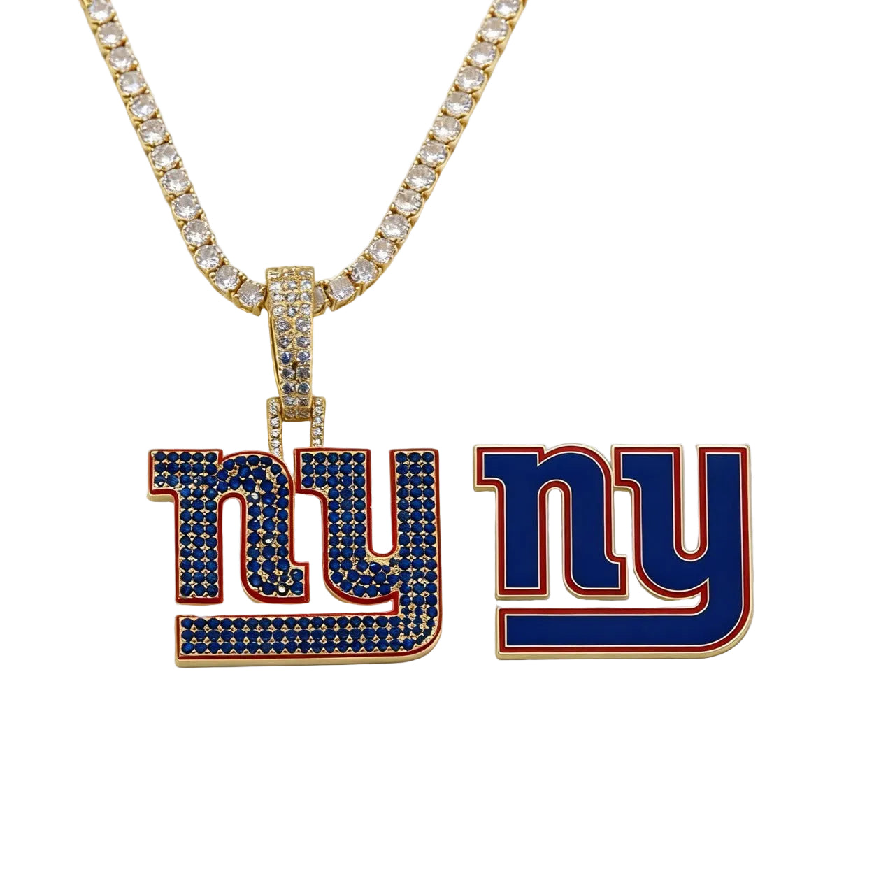 New York City Emblem Pendant Necklace – Fan Gift Jewelry for Game Day & Holidays