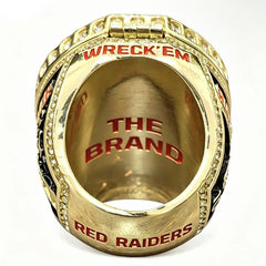 2025-2026Texas Tech College Championship Ring Replica – Fan Collectible Gift