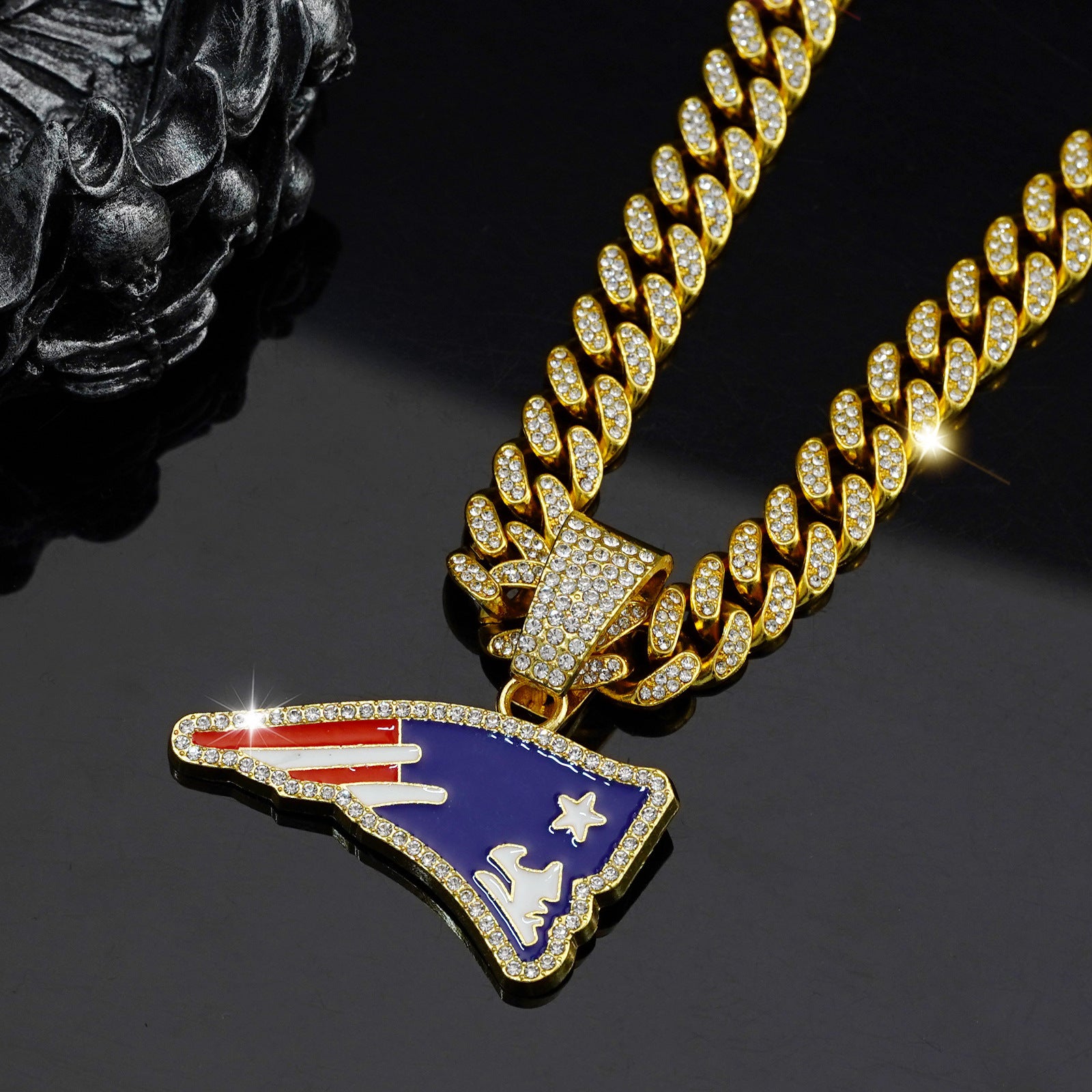New England Emblem Pendant Necklace - Exclusive Gifts for New England