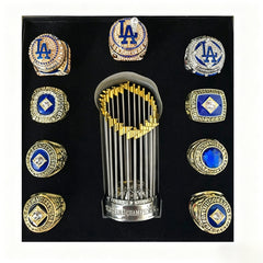 Los Angeles Championship Trophy & 9 Rings Set – Fan Exclusive Collectible Gift