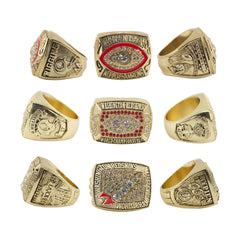 Washington Football Championship Ring Set – Collectible Rings 1982, 1987, 1991